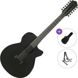 Ibanez AEG1221-BOT Standard SET Black Out Chitară electro-acustică cu 12 corzi