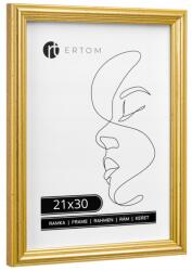 Ertom Képkeret 21x30 A4 arany glamour esküvői oklevél DuoMei üveggel (DuoMei 21x30 RAMKA Gold)