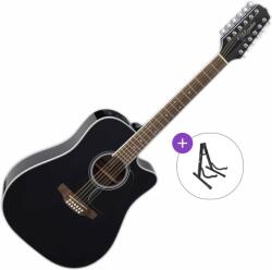 Takamine GD38CE Basic SET Black Chitară electro-acustică cu 12 corzi