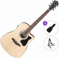 Ibanez V40CE-OPN Standard SET Open Pore Natural Chitară electro-acustică Dreadnought