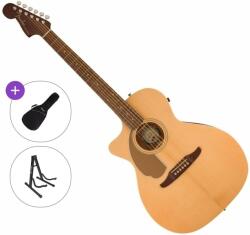 Fender Newporter Player LH Standard SET Natural Chitară electro-acustică Jumbo