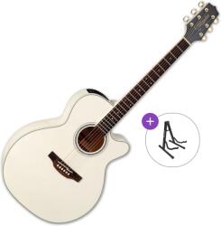 Takamine GN37CE PW Basic SET Perlă Alb Chitară electro-acustică Jumbo