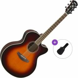 Yamaha CPX600 Basic SET Old Violin Sunburst Chitară electro-acustică Jumbo