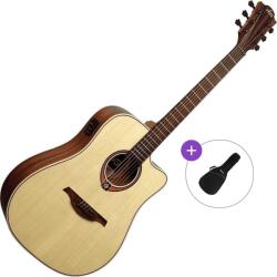 LÂG GUITARS Tramontane 88 T88DCE Basic SET Natural Chitară electro-acustică Dreadnought