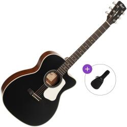 Cort L100OCF-CED Basic SET Negru Satinat Chitară electro-acustică Jumbo