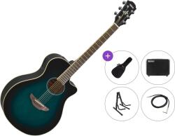 Yamaha APX600 Premium SET Oriental Blue Burst Chitară electro-acustică Jumbo