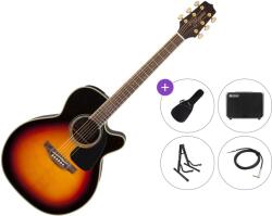 Takamine GN51CE Premium SET Brown Sunburst Chitară electro-acustică Jumbo
