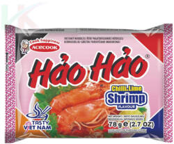  Acecook Hao Hao Chilli & Lime Shrimp Flavour Instant Tészta 78g