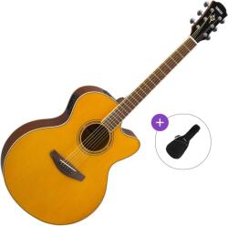 Yamaha CPX600 Basic SET Vintage Tint Chitară electro-acustică Jumbo