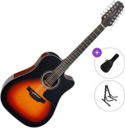 Takamine GD30CE-12 Standard SET Brown Sunburst Chitară electro-acustică cu 12 corzi