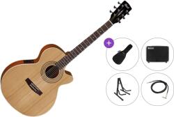 Cort SFX-ME Premium SET Open Pore Natural Chitară electro-acustică Jumbo