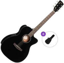Cort L60CE Basic SET Black Gloss Chitară electro-acustică Jumbo