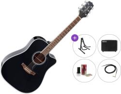 Takamine GD34CE Premium SET Black Chitară electro-acustică Dreadnought