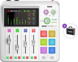 RØDE RODECaster Duo WH Basic SET White Mixer de podcasturi (RCDUOW-E-BASIC-SET)