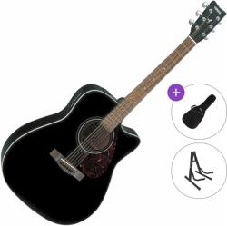 Yamaha FX370C Standard SET Black Chitară electro-acustică Dreadnought