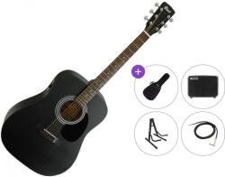 Cort AF510E Premium SET Negru Satinat Chitară electro-acustică Dreadnought