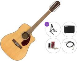 Fender CD-140SCE WN 12 Premium SET Natural Chitară electro-acustică cu 12 corzi