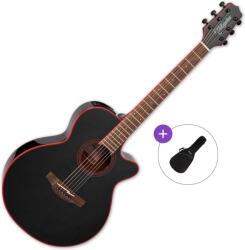 Takamine GF49CE CB Basic SET Cosmic Black Sparkle Chitară electro-acustică Jumbo