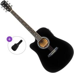 Pasadena PDC-10LE Basic SET Black Chitară electro-acustică Dreadnought