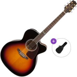 Takamine GJ72CE Basic SET Brown Sunburst Chitară electro-acustică Jumbo