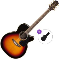 Takamine GN51CE Basic SET Brown Sunburst Chitară electro-acustică Jumbo