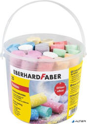 Eberhard Faber Aszfaltkréta, 20 darabos, EBERHARD FABER, 6 csillámos szín - alter