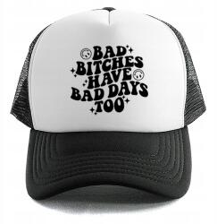  Baseball sapka Fekete Bad Bitches Have Bad Bays Too Nyári Nyaralás Tengerpart (Czapka Czarna BAD BITCHES HAVE BAD BAYS TOO)