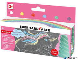 Eberhard Faber Aszfaltkréta, unikornis szarv formájú, EBERHARD FABER, 6 csillámos szín (526560) - alter