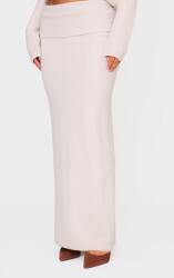 Prettylittlething Szürke Puha Kötött Szoknya Prettylittlething S