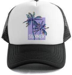  Trucker Baseball sapka Fekete Summer Gyönyörű Nyár Nyaralás Strand (Czapka Czarna SUMMER)