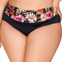Avalingerie Kényelmes fürdőruha alsó Ava Sf 219/3 Fekete M (AV-SF-SF 219/3-FLORAL-R-2XL)