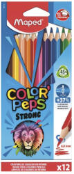 Maped Színes ceruza MAPED Color Peps Strong háromszögletű 12 darabos (862712) - papir-bolt
