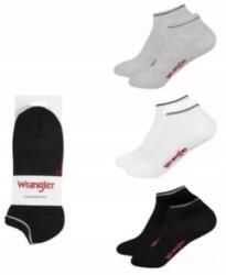 Wrangler 3 db-os lábszárvédő zokni fehér fekete szürke univerzális Wrangler 39-42 3 pár (5026696510611)