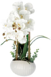 AdTrend Orhidee alba artificiala in ghiveci 16, 5 x 44 cm (74897A)