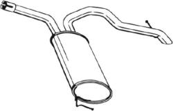 BOSAL Toba esapament finala BOSAL 281-619 (281-619)