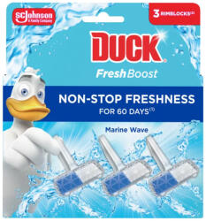 DUCK Fresh Boost WC-öblítő rúd 48 g Marine (5000204460445)