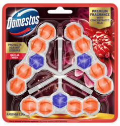 Domestos Aroma Lux WC-rúd 3x50 g Dahlia (8720182903846)