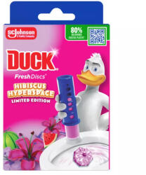 DUCK Fresh Discs zselés WC-öblítő korong 36 ml Hibiscus Hyperspace (5000204423662)