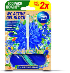 Ambi Pur aktív wc gél block 2x45 g blossom (8435495838593)
