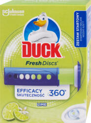 DUCK Fresh Discs zselés WC-öblítő korong 36 ml Lime (5000204339130)