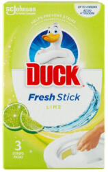 DUCK Fresh Stick zselés WC-öblítő csík 27 g Lime (5000204681574)