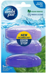 Ambi Pur wc gél utántöltő 3x55 ml water & mint (8435495816539)