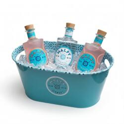 Malfy Gin Pachet Malfy Summer Breeze: 2 x MalfyGin Rosa, 1 x Malfy Original, Frapiera Metalica Cadou