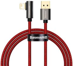 Baseus Legend Series Lightning derékszögű USB-kábel, 2, 4 A, 1 m, piros (CACS000009)