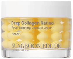 SUNGBOON EDITOR Deep Collagen Retinol Power Boosting Capsule Cream feszesítő hatású arckrém, 50 ml