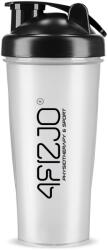 4Fizjo Sportos shaker, 4FIZJO, PRO kiegészítőkhöz, hálóval, 650 ml, fehér (P-5905973407007)