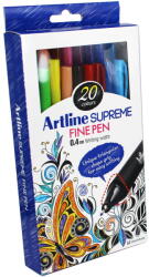Artline Liner ARTLINE Supreme, varf fetru 0.4mm, 10 culori/set (EPFS-200/10W)