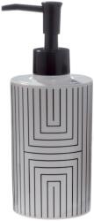 spirella GRAPHIC, műgyanta, 380 ml, fehér-fekete