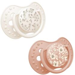 LOVI Suzeta din silicon dinamică 0-6m 2buc Blossom fată (AGS22-921_newgirl)