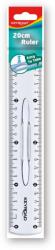 Keyroad Vonalzó 20 cm, kétoldalt skálázott, fogantyús keyroad (KR971059-20) - pepita